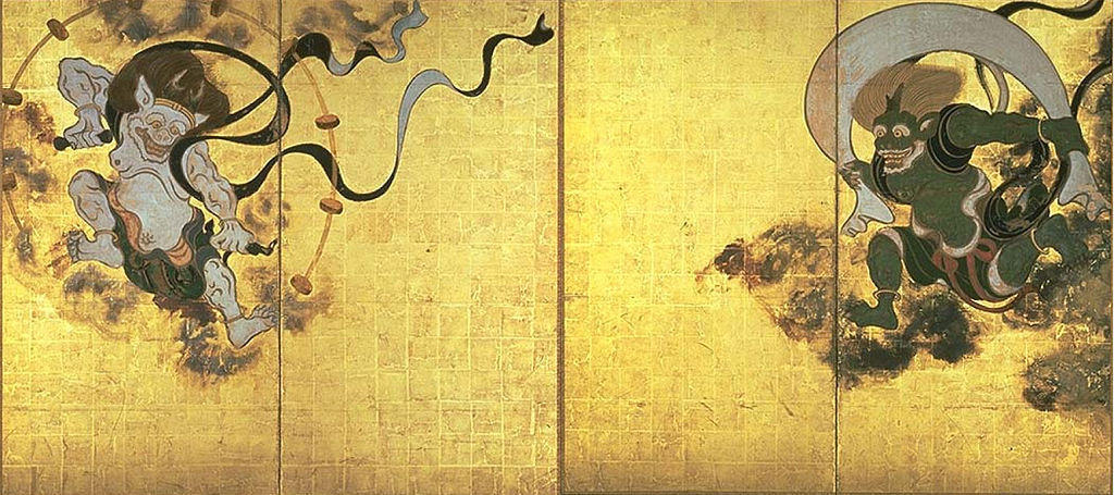 宗達・光琳・抱一、3者3様の『風神雷神図屏風』が勢揃い